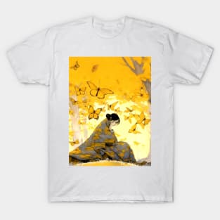 Autumn: Japanese Woman in a Contemplative Moment T-Shirt